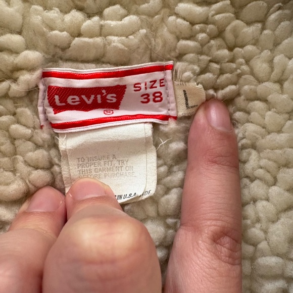 Levi's Vintage Orange Tab Sherpa Jacket - Picture 4 of 4